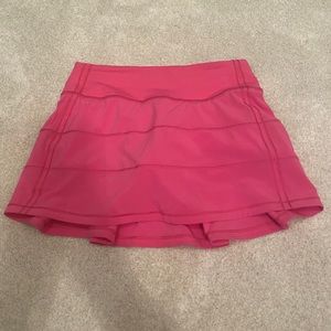 Sonic pink lulu lemon skirt